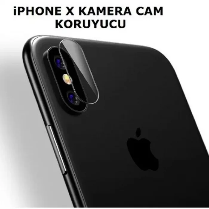 Iphone X Kamera Lens Koruyucu Cam