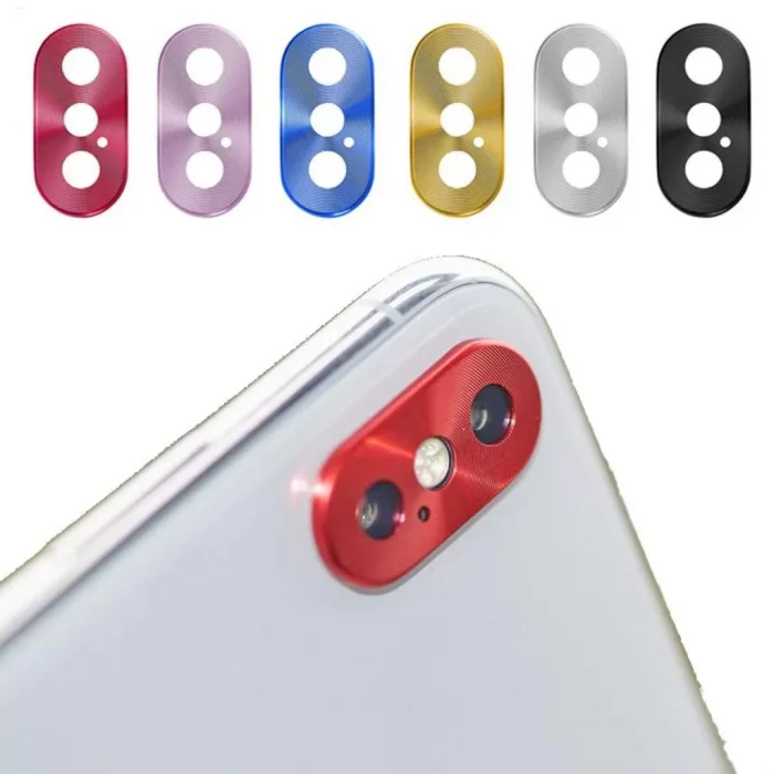 Iphone X Metal Kamera Koruyucu Kapak