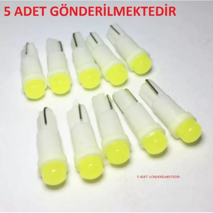 T5 LED OTO KİLOMETRE KADRAN AMBİANS AYDINLATMA AMPULÜ