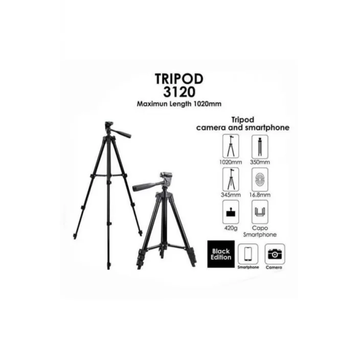 102Cm Profesyonel Tripod 3120A Yeni Model