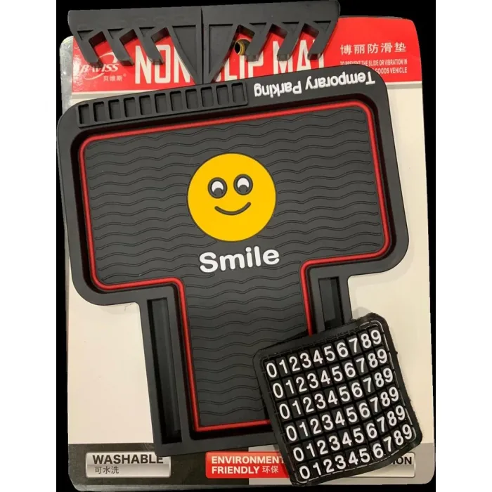 Araç Içi Kaydırmaz Taban Kauçuk Pad Tutucu Numara Gösterge