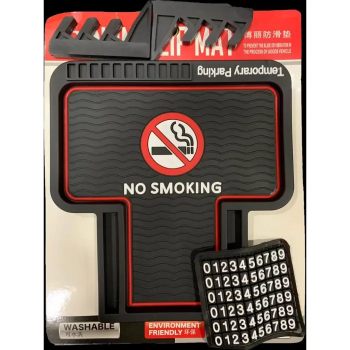 Araç Içi Kaydırmaz Taban Kauçuk Pad Tutucu Numara Gösterge