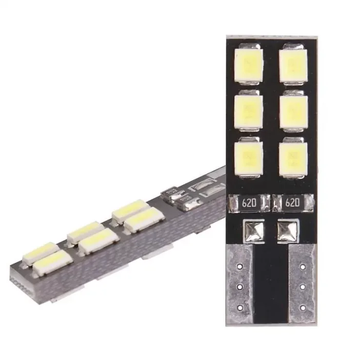 T10 Led 5W Canbus 12 Smd 2835 Led