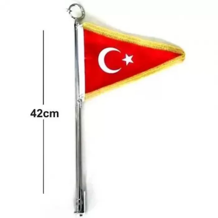 Oto Flama Bayrak Direği Tampona Takılan Bayrak Direği
