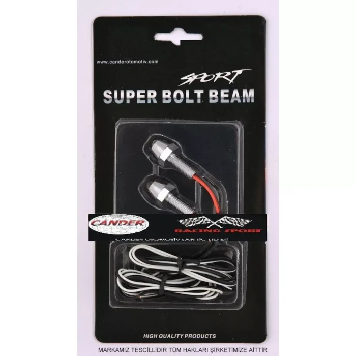 Işıklı Plaka Vidası 2 Adet A Kalite Suya Dayanıklı 373146516