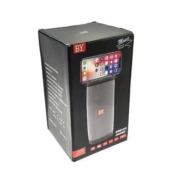 BY 6650 3D Surround Bluetooth Hoparlör | Kablosuz Şarj Desteği