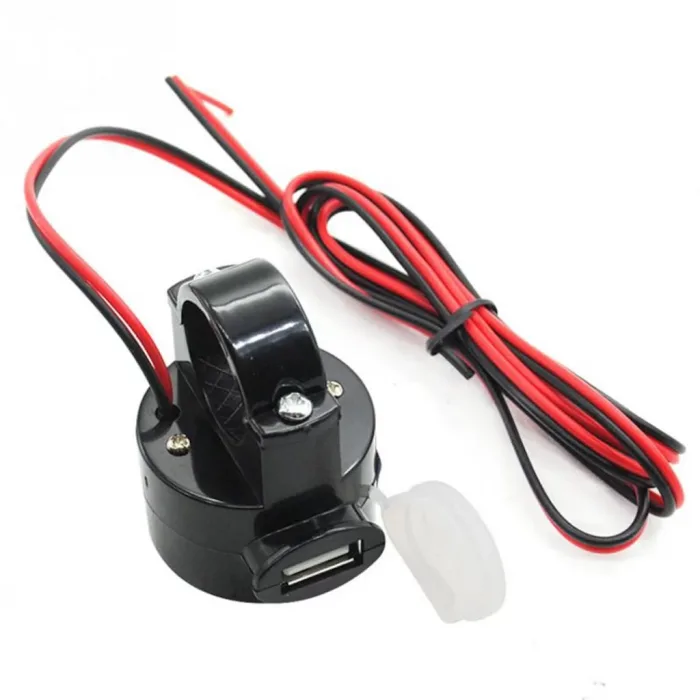 Su Geçırmez Motorsıklet Usb Güç Adeptörü 2.1A 12V-24V