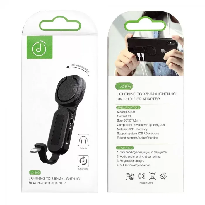 3.5Mm Ses ve Şarj Telefon Tutucu 2A Hızlı Şarj Otg Adaptörü