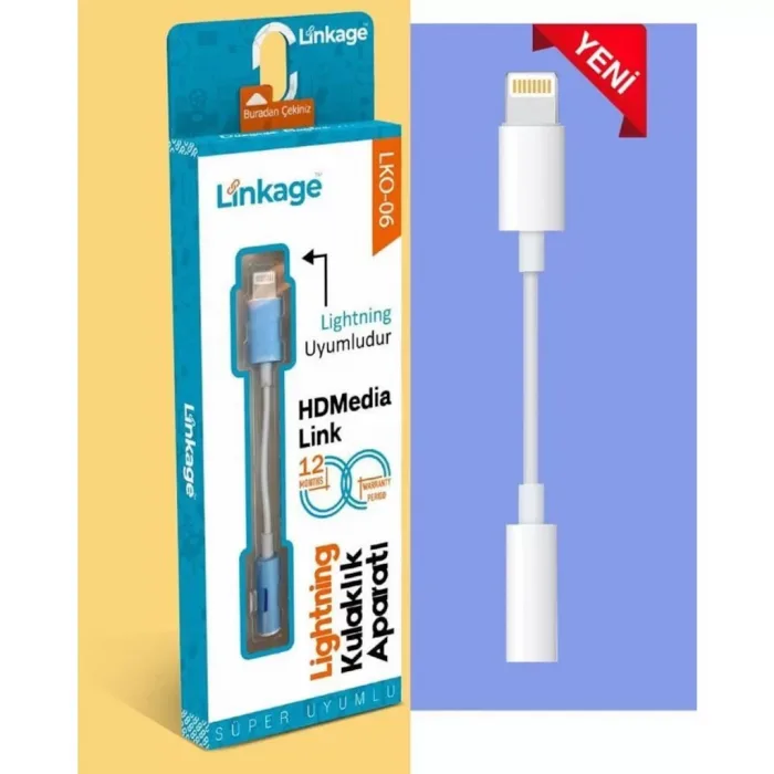 Iphone 7 8 X Plus Kulaklık Çevirici Lightning Aux Dönüştürücü