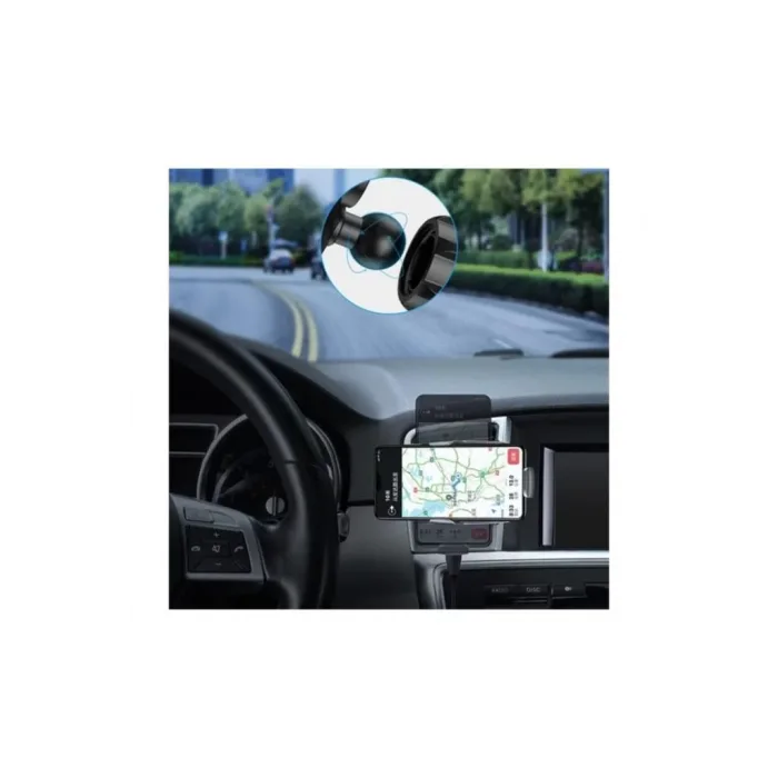 Aurora Electric Qc 3.0 Wireless Kablosuz Şarj Araç Tutucu Siyah 3