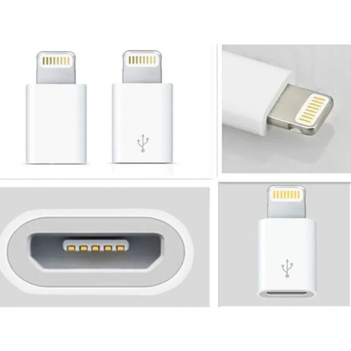 Micro Usb Den Iphone Lightning Çevirici Adaptör