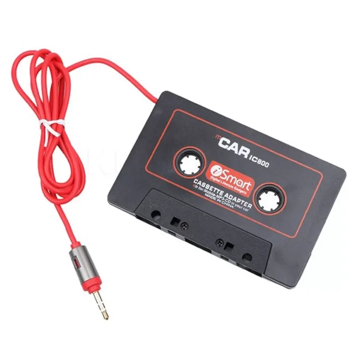 Aux Kablolu Araç Teyp Kaset Adaptörü Mp3 Mp4 Cd Çalar-Siyah