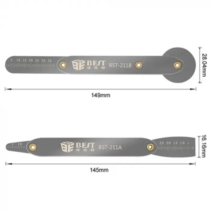 Best Bst-211 Univarsal Çift Taraflı Metal Cep Telefonu Sökme Açma (431289201)