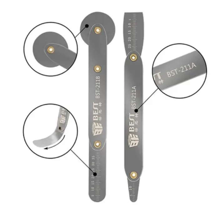 Best Bst-211 Univarsal Çift Taraflı Metal Cep Telefonu Sökme Açma (431289201)
