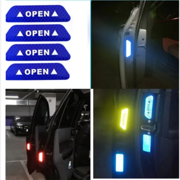 4 Parça Araç-Araba Kapı Çıkartma Uyarı Bandı