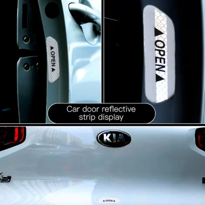 4 Parça Araç-Araba Kapı Çıkartma Uyarı Bandı