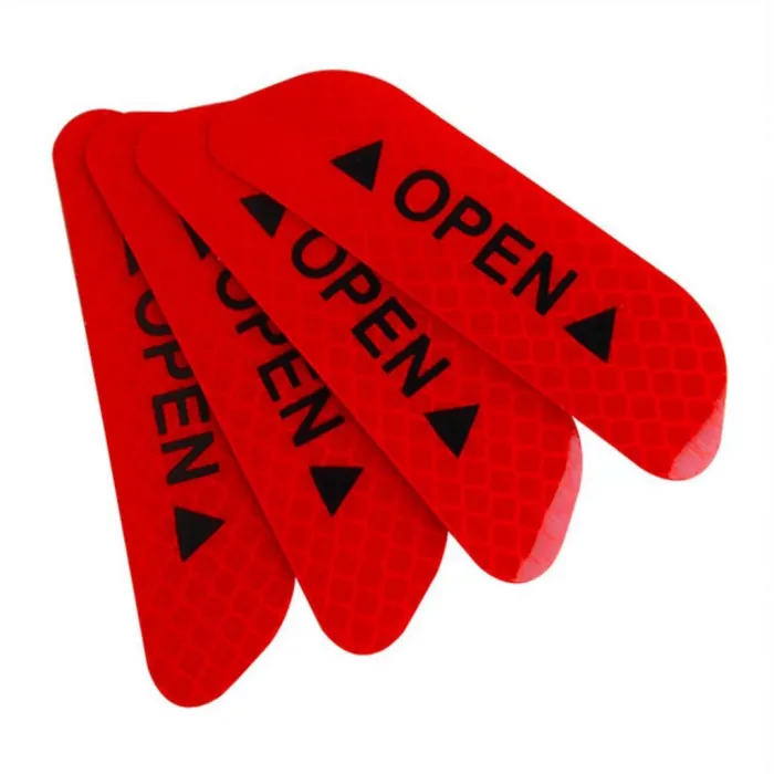 4 Parça Araç-Araba Kapı Çıkartma Uyarı Bandı