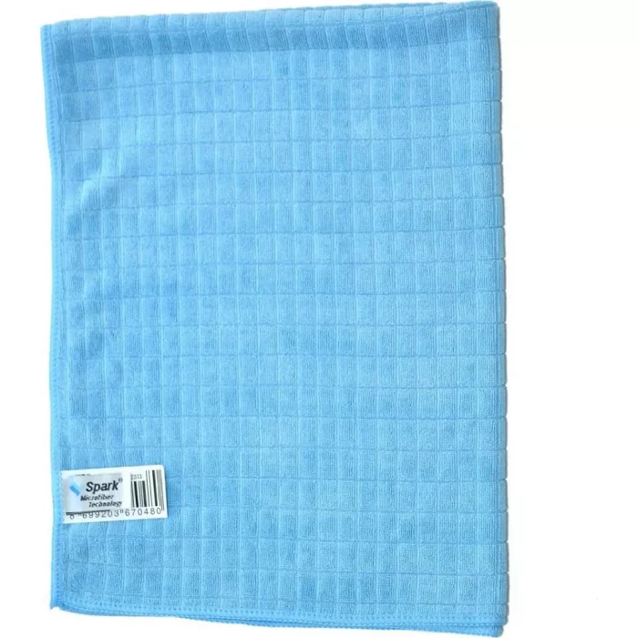 Mikrofiber Araç Kurulama Cam Bezi Araba Yıkama Havlusu35X35 Mavi