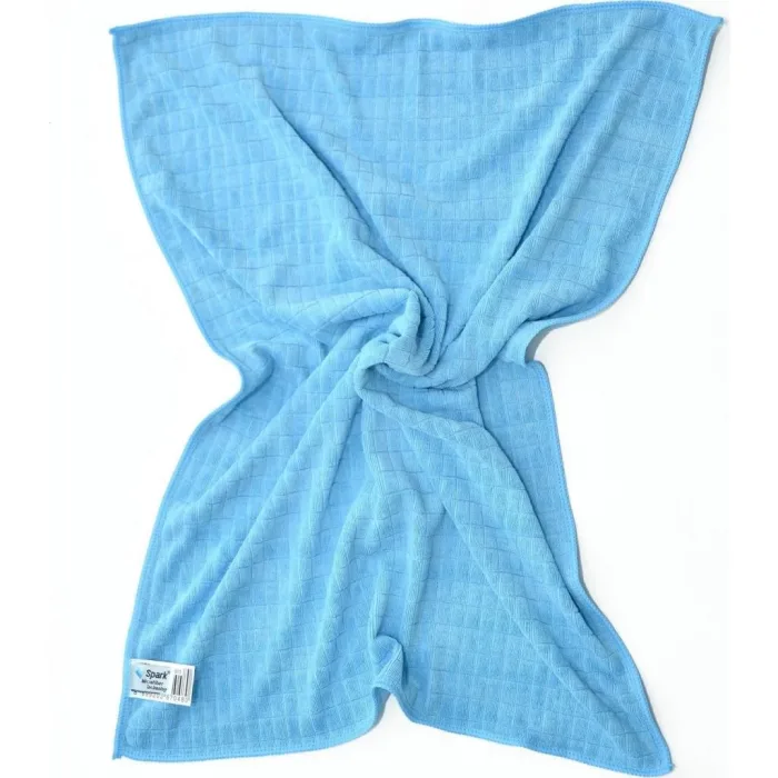 Mikrofiber Araç Kurulama Cam Bezi Araba Yıkama Havlusu35X35 Mavi