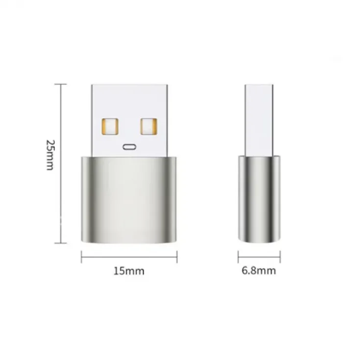 Usb To Type-C Dişi Çevirici Dönüştürücü Adaptör