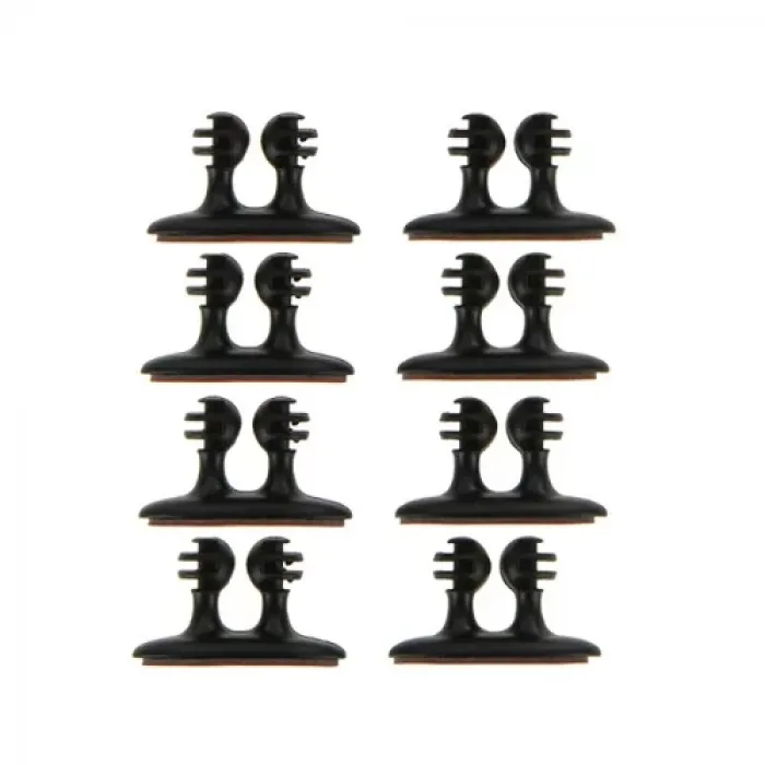 Ally Dm-003 8 Parça Araç Içi Kablo Tutucu.Toparlayıcı- Siyah (209833414)-Siyah