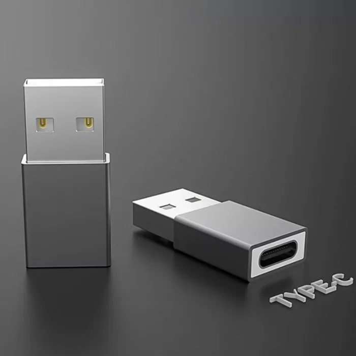 Ally Mh-301 Usb To Type-C Dişi Çevirici Dönüştürücü Adaptör-Gri (225874127)