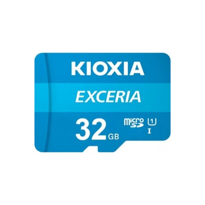 Kioxia 32GB Micro SDHC UHS-I C10 100MB/sn Hafıza Kartı LMEX1L032GG2 Adaptörlü