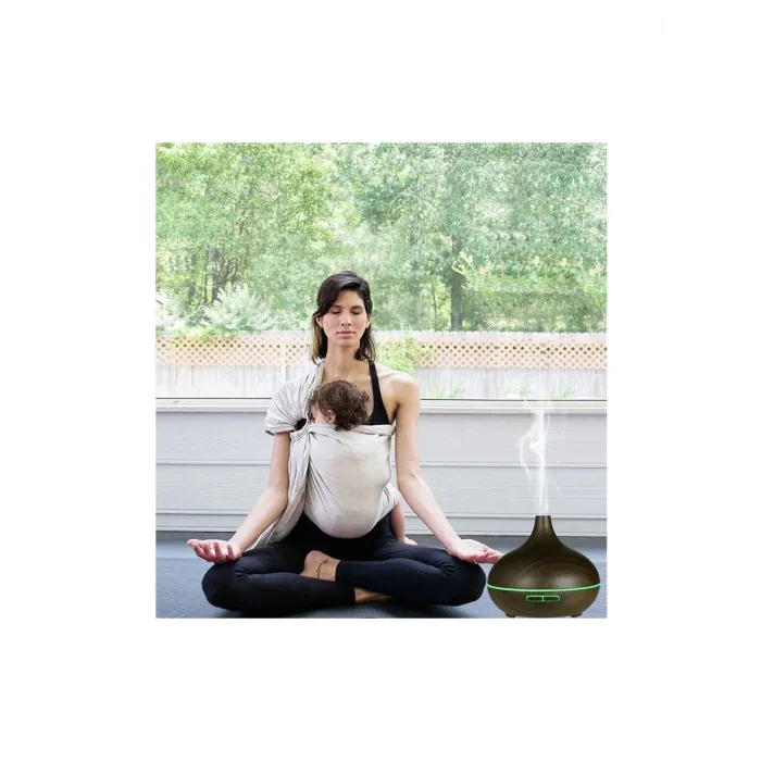 Hava Nemlendirici Hava Difüzör Kokulu Uçucu Yağ Aroma Difüzör 550 Ml Kumandalı Led Işıklı