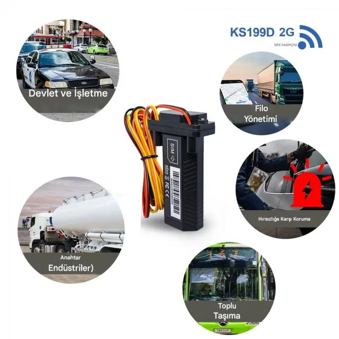 Araç Tır Minibüs Otobüs Tekne Motor Motosiklet Takip Sistemi 12V 24V Uzaktan Blokajlı IP67 Su Geçirmez GPS Cihazı