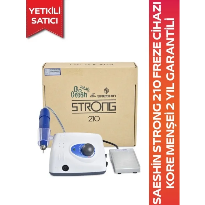 Strong 210 Elektirikli Freze Tırnak Törpü Makinesi (Yetkili Satıcı) 2 Yıl Garantili Freze Cihazı