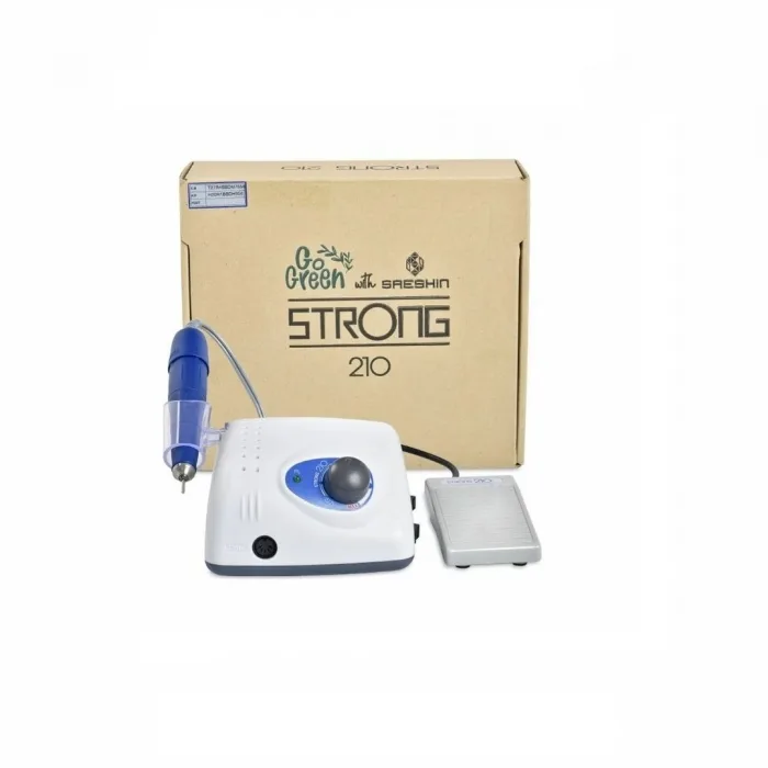 Strong 210 Elektirikli Freze Tırnak Törpü Makinesi (Yetkili Satıcı) 2 Yıl Garantili Freze Cihazı