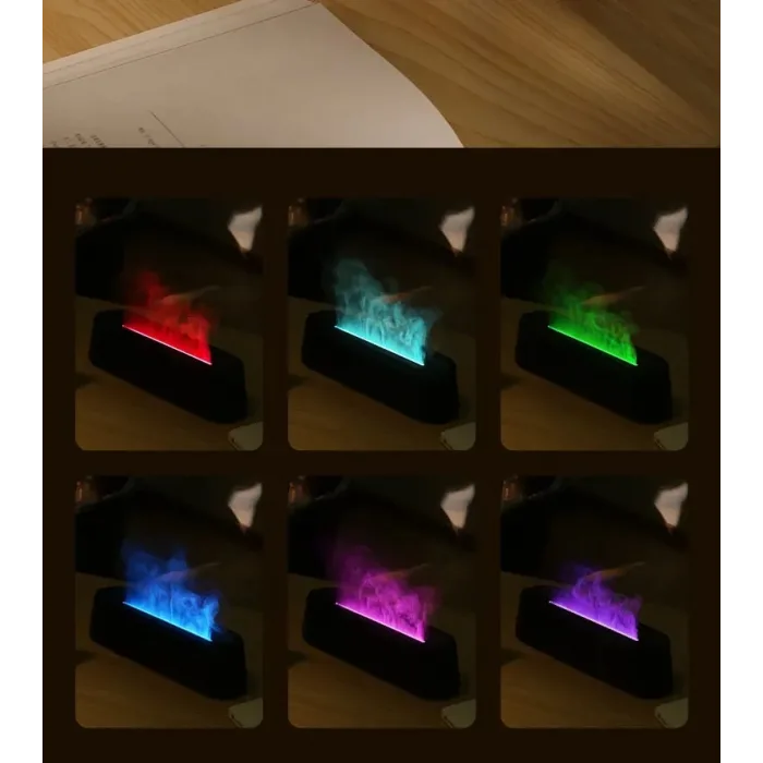 A3 Ev ve Ofis için Alev Difüzörü ve Ultrasonik Hava Nemlendici