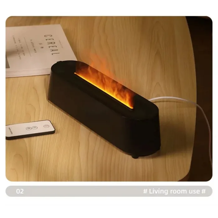 A3 Ev ve Ofis için Alev Difüzörü ve Ultrasonik Hava Nemlendici