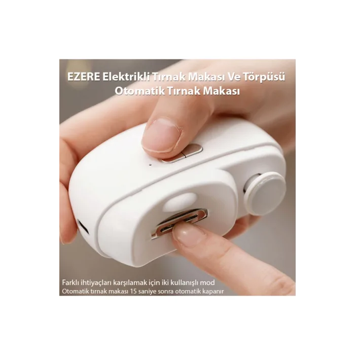 Şarjlı Tırnak Kesme Ve Manikür Cihazı Elektrikli Tırnak Makası Manikür Makinesi Törpüsü otomatik