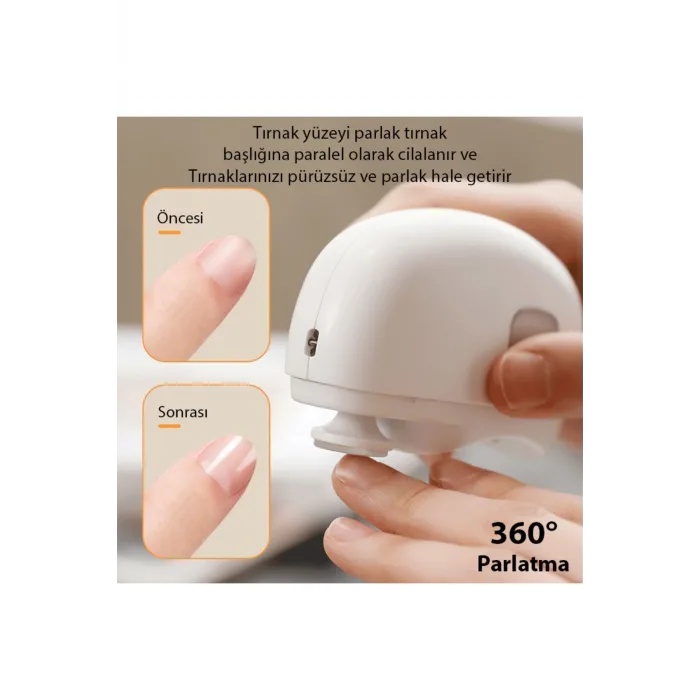 Şarjlı Tırnak Kesme Ve Manikür Cihazı Elektrikli Tırnak Makası Manikür Makinesi Törpüsü otomatik
