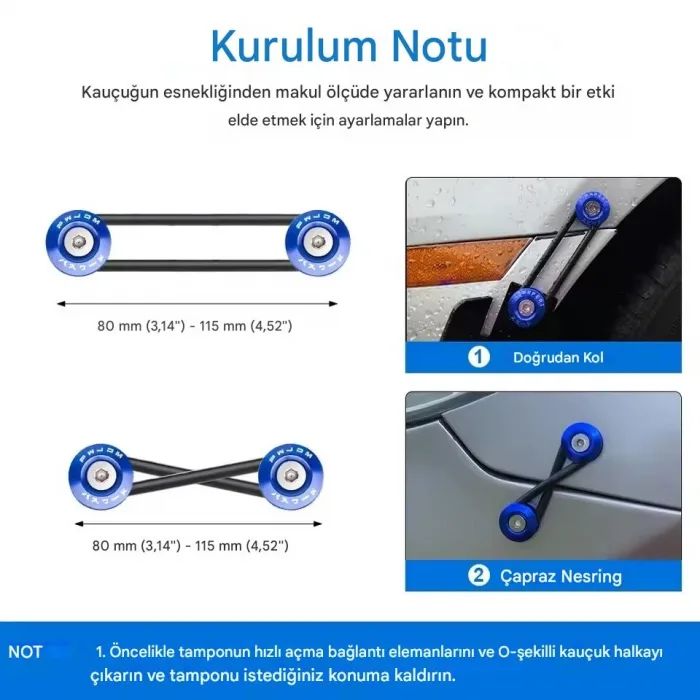 Jdm Tampon Tutucu Tampon Destek Tampon Aksesuarı Tampon Braketi