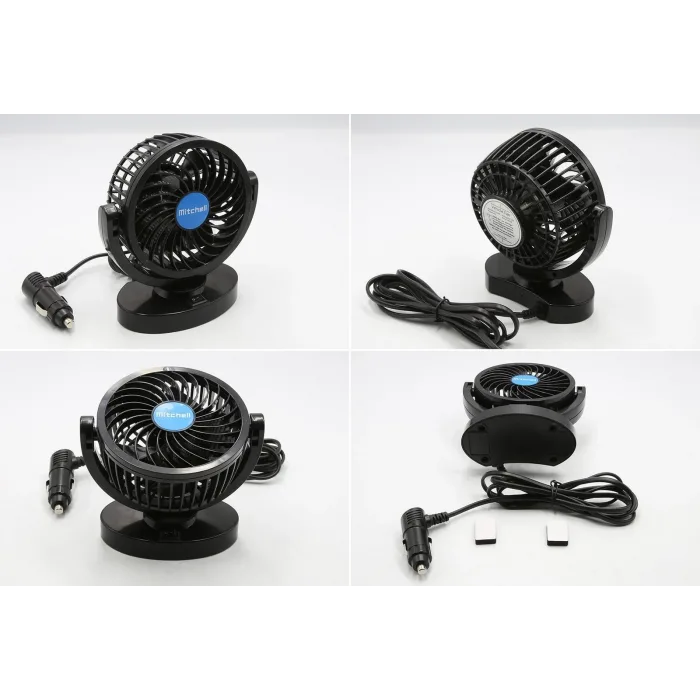 Mitchell Hx-T305 12V 4 İnç Hızkı Turbo Gibi Araç Fanı Araç Vantilatör – Serinliğin Yeni Adı!