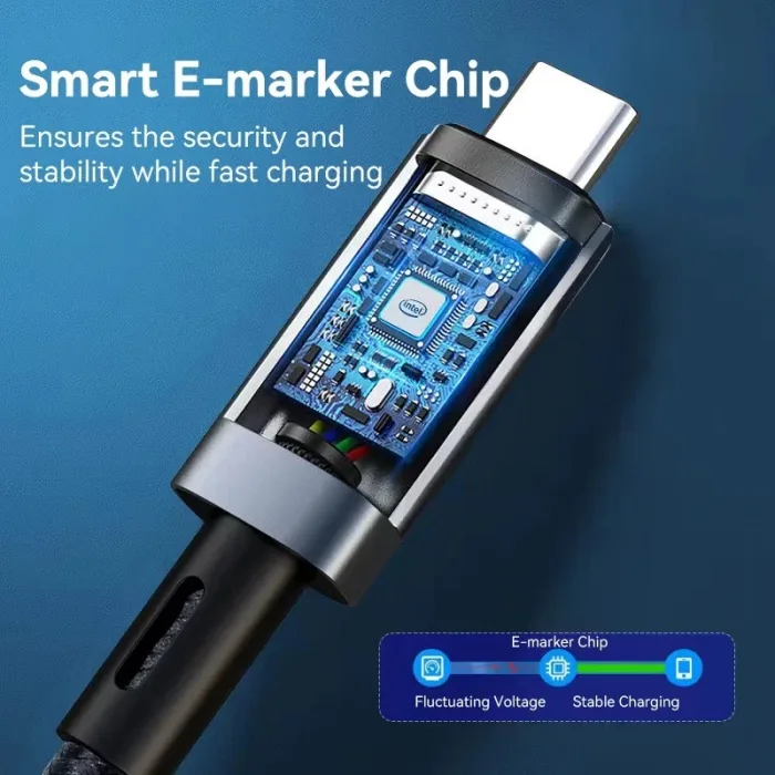 Usb 4.0 Thunderbolt 3/4 Uyumlu Usb-c If Sertifikalı 240w 40gbps 8k 60hz Uhd Hızlı Şarj, Data Ve Gör