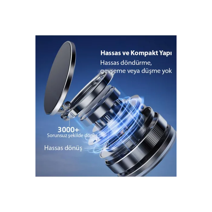Ally Vakumlu Manyetik Telefon Tutucu Magsafe Uyumlu Araç Navigasyon Tutucu