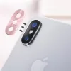 Iphone X Metal Kamera Koruyucu Kapak