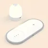 Kablosuz Wireless Şarj Cihazı+Gece Lambası-Beyaz