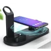 4In1 Wireless Kablosuz Şarj Iphone+Usb C+Micro Usb Şarj Standı