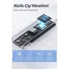 2.5  Harici Sabit Sürücü Muhafazası, 6Gbps USB C 3.1 Gen 2 - SATA III Aletsiz Şeffaf Harici Sabit Sürücü Kılıfı 7mm/UASP ile 9,5 mm 2,5 inç SSD HDD WD Toshiba Samsung PS4 PS5 ile uyumlu