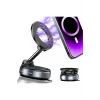 360 Dönebilen Araç İçi Telefon Tutucu Vakumlu Magsafe Destekli Masa Üstü Duvar Halka Telefon Tutucu