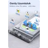 2.5  Harici Sabit Sürücü Muhafazası, 6Gbps USB C 3.1 Gen 2 - SATA III Aletsiz Şeffaf Harici Sabit Sürücü Kılıfı 7mm/UASP ile 9,5 mm 2,5 inç SSD HDD WD Toshiba Samsung PS4 PS5 ile uyumlu