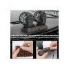 Ally F410 Usb Çift Başlıklı Araç Fanı Oto Vantilatör Fan 10w 2 Kademe Hız ayarı
