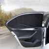 Araba Yan Cam Perdesi Sineklik Araç Oto Güneşlik Örtü Perde Kılıf Siyah