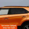 Araba Yan Cam Perdesi Sineklik Araç Oto Güneşlik Örtü Perde Kılıf Siyah