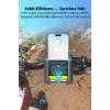 Ally Motosiklet Bisiklet Scooter İçin 360 Derece Dönebilen Gidon Bağlantılı Telefon Tutucu SIYAH