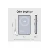 Bix PB114 5000mAh 20W Dahili Type-C Kablolu 15W Manyetik Kablosuz Şarj Özellikli Portatif Powerbank
